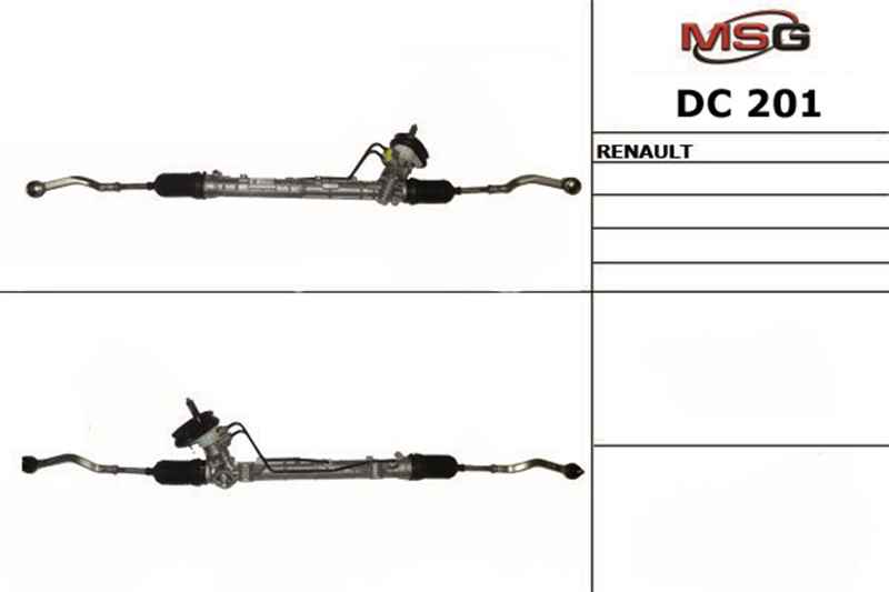 Рулевая рейка рено логан 2 с гур схема